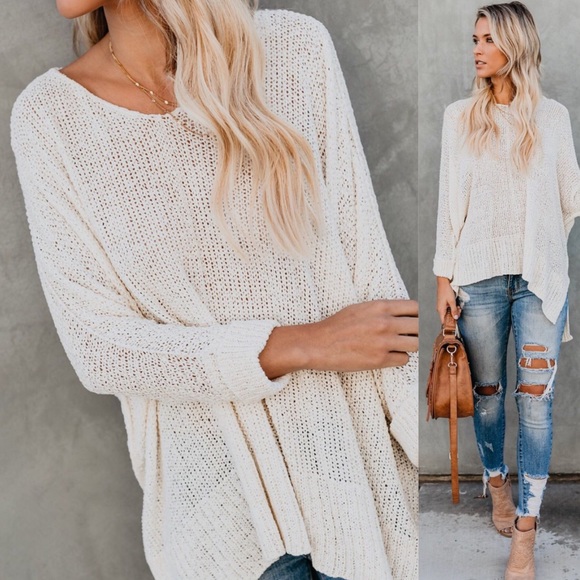 LAST 1️⃣ RIOT Oversized Knit Sweater Top - Picture 2 of 5